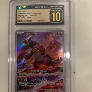 Groudon Pokémon Card - Pristine 10